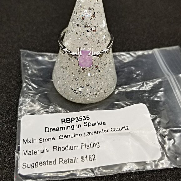 Quartz Ring Lavender Size 9 Ring Bomb Party - Picture 3 of 3